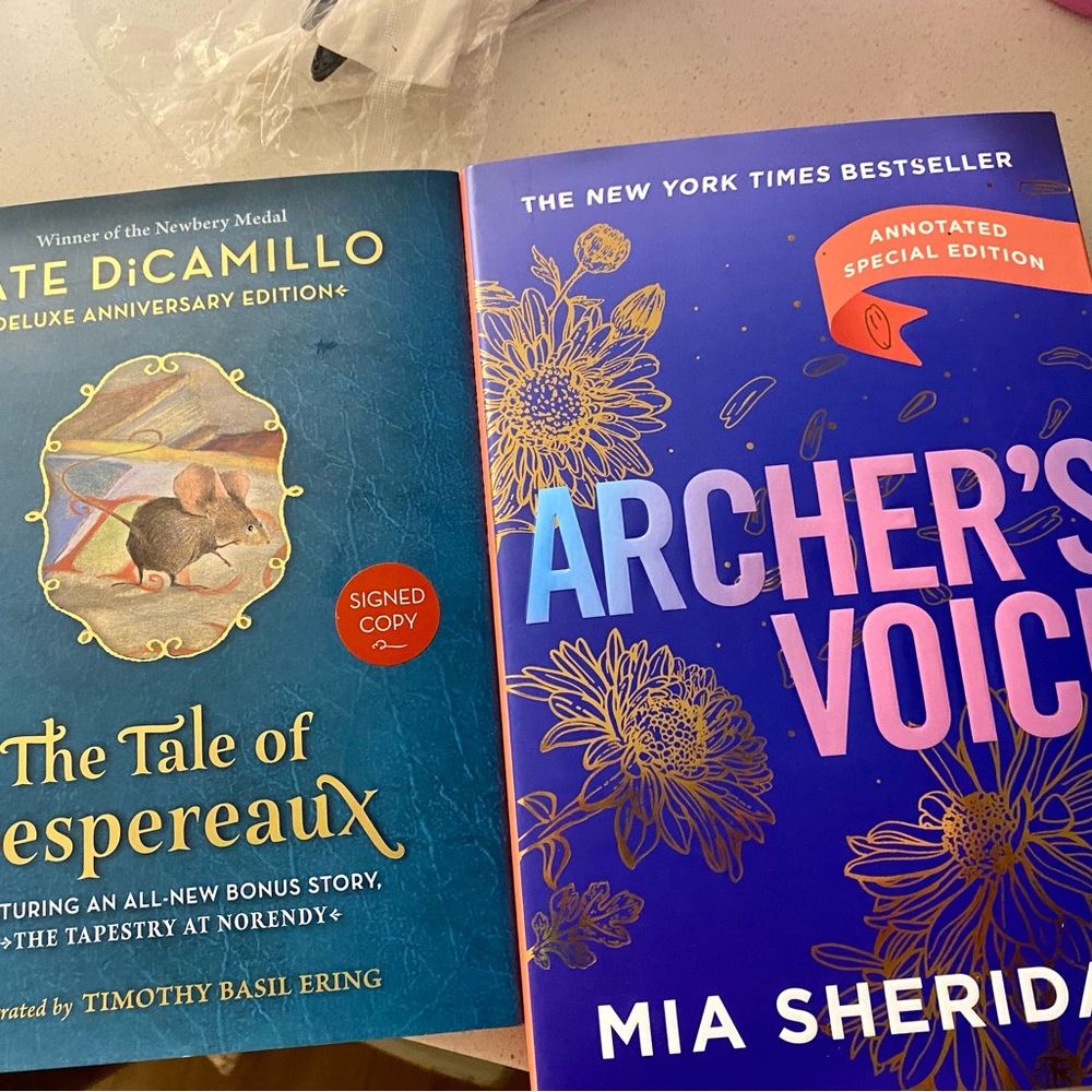 The Tale of Despereaux and Archer's Voice Books